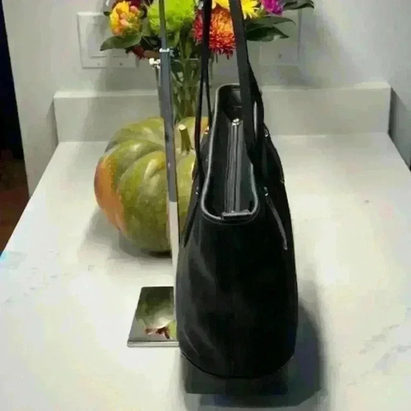 NWOT Michael Kors Eva Small Nylon Gabardine Top-Zip Tote Bag - Picture 4 of 13